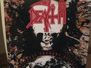 Death ?–Individual Thought Patterns Blood Red & Baby Pink Merge w/White Splatter