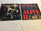 KISS ALIVE I & II RECORDS 1975 77 CASABLANCA W/ INSERTS  NPLP 7020 NBLP 7076