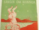 SANGER OM KVINNOR - Original Sweden LP - Folk Rock PROGG Feminist Bla Taget