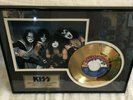 RARE LIMITED EDITION KISS Rock And Roll All Nite 45 7 Single 24K Gold Plated