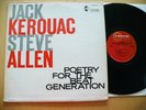 JACK KEROUAC STEVE ALLEN POETRY FOR THE BEAT GENERATION HANOVER VINYL NM DISC