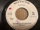 Elvis That's All Right/Blue Moon Of Kentucky Rare Promo 45 RPM RCA 447-0601