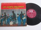 LP 33 TOURS VINYLE 25 CM , LES CHATS SAUVAGES ( DICK RIVERS ) . VG / EX .