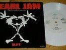 PEARL JAM - ALIVE - ONCE - WHITE VINYL - EDDIE VEDDER - EXCELLENT