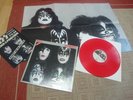 KISS DYNASTY LP 1979 RED VINYL WITH LARGE POSTER