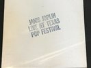 JANIS JOPLIN Vinyl “LIVE at Texas Pop Festival” VERY RARE original 70s import EX