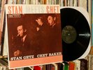 STAN GETZ Meets CHET BAKER orig 1958 Verve LP (DG/mono/MGV-8263/bill claxton)