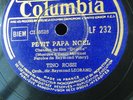 78 RPM - TINO ROSSI - Petit papa Noel - COLUMBIA LF 232
