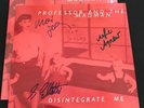 Professor and the Madman Disintegrate Me LP Rat Scabies The Damned SIGNED