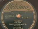 OLD 78 RPM RECORD LUIS RUSSELL AND HIS ORCHESTRA MELOTONE 13366 JAZZ SONNY WOODS