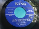 Rare Ska Reggae 45 : Princess Buster And Her Jamaicans   Ten Commandments   King