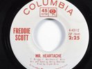 Northern Soul Popcorn 45 FREDDIE SCOTT Mr. Heartache COLUMBIA promo HEAR