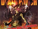FIVE FINGER DEATH PUNCH Vinyl LP, Rob Halford Judas Priest Ivan Autograph SIGNED