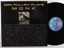 DON PULLEN Plays Monk PADDLE WHEEL LP germany