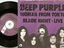 DEEP PURPLE WOMAN FROM TOKYO & BLACK NIGHT (LIVE) DANISH 45+PS 1973 PSYCH HEAVY