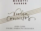 RUGGIERO RICCI Menotti & Barber Violin Concertos Reference RR-45 LP NM