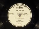 78 RPM -- John Lee Hooker (as Booker), De Luxe 6046 DJ copy, E+ Blues
