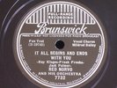 Red Norvo-Mildred Bailey/It All Begins & Ends with You-Picture/Brunswick 7732/N-