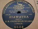 H.M COLDSTREAM GUARDS HIAWATHA GRAMOPHONE CONCERT G.C-2-9