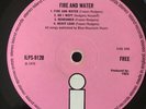 FREE Fire And Water UK 1st PRESS PINK i A1/B1 ISLAND 1970 LP
