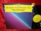 1989 GERMAN NR MINT DG STEREO 427 4971 DIGITAL BRAHMS SYMPHONY 4 BPO KARAJAN.  T