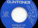 Dennis Brown STAGES IN LIFE Clintones Roots 45