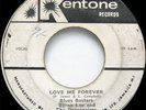 The Blues Busters LOVE ME FOREVER / I WON'T LET YOU GO Kentone SKA 45 LISTEN