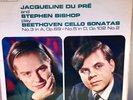 BEETHOVEN CELLO SONATAS JACQUELINE DU PRE & STEPHEN BISHOP/ HMV HQS 1029 EX