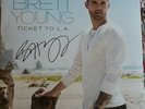 Brett Young - Ticket To L.A. [New Vinyl] Authentic autograph From Concert