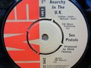 SEX PISTOLS ANARCHY IN THE UK WANNA BE ME EMI 7