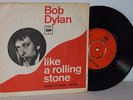 BOB DYLAN - Like A Rolling Stone / Gates of Eden - RARE PS CBS 201811 1965