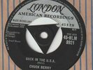 RARE CHUCK BERRY  ON LONDON BACK IN THE USA  NICE COPY