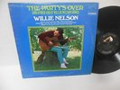 rare WILLIE NELSON exc vinyl lp THE PARTY'S OVER mono pressing