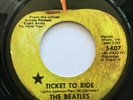 THE BEATLES / TICKET TO RIDE / APPLE BLACK STAR REISSUE 1971