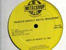 METALSHOP #163 3/13/1987 Heavy Metal Radio Show LP Que Sheets Metallica Sabbath