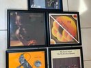 5x Framed Jazz Vinyls - Miles Davis, Chris McGregor, Modern Jazz Quartet
