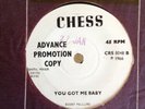 Northern Soul Uk 1st DEMO Chess Bobby McClure You Got Me Baby/peak Of Love
