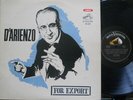 JUAN D'ARIENZO lp FOR EXPORT argentina ID# 61930 MONO RCA AVL 3512 EX EX automat