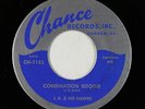 Blues R&B 45 - J.B. & his Hawks - Combination Boogie - Chance - VG+ 1973 repro
