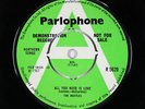 Beatles 45 - All You Need Is Love - Parlophone UK - mp3 - rare promo