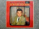 RICK NELSON: IT'S UP TO YOU 1963 PLUM LONDON LP 1st ISSUE EX+ LOVELY COPY