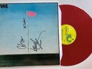 WIRE - PINK FLAG HAND SIGNED RED RECORD AUTOGRAPHED
