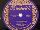 hawaiian prewar 78 JOHANNA WILCOX GLEE CLUB Lei Ika Mokihana BRUNSWICK E HEAR