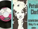 PETULA CLARK DOWNTOWN & BABY IT`S ME DANISH 45+PS 1964 GIRL MOD BEAT