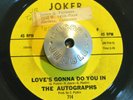 NORTHERN SOUL 45 - THE AUTOGRAPHS - LOVE'S GONNA DO YOU IN Rare Joker OG Hear