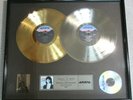 KENNY G DUOTONES ARISTA LABEL GOLD / PLATINUM RECORD SALES AWARD