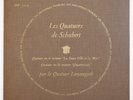 DF 203 QUATUOR LOEWENGUTH Schubert french les discophiles français deluxe LP