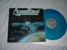 AGENT STEEL Mad Locust Rising '86 RARE BLUE   vinyl ORIG US Combat SILVER NMin