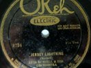 LUIS RUSSELL / JERSEY LIGHTNING / CALL OF THE FREAKS RARE 78 RPM OKEH 8734 EX-