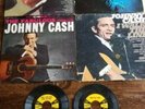 Johnny Cash 4 LP San Quentin, FOLSOM, Walk LINE, Fabulous (2) 45's Vinyl Records
